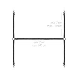 Bedroom Fantasies Under the bed Restraint Set - Фіксатор рук та ніг для ліжка, (чорний) - Зображення 3