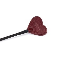 Шльопалка-сердечко Liebe Seele Wine Red Riding Crop with Heart-Shape Tip - Зображення 4