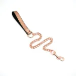 Liebe Seele Широкий нашийник з повідцем Liebe Seele Rose Gold Memory Collar with Leash — фото 4