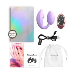Фіолетове віброяйце з вакуумною кліторальною стимуляцією Love To Love Wonderlover - Зображення 7