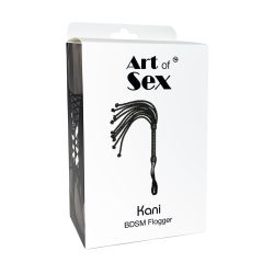 Ажурний батіг Кішка з екошкіри Art of Sex Kani - Зображення 4