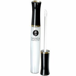 Shunga Divine Oral Pleasure Sparkling Strawberry Wine - стимулюючий блиск для губ (Полуниця та Шампанське), 10 мл