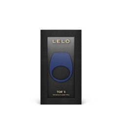 Ерекційне кільце з вібрацією LELO Tor 3 Base Blue - Зображення 5