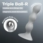 Satisfyer Анальний стимулятор-намистини Satisfyer Triple Ball-R — фото 6