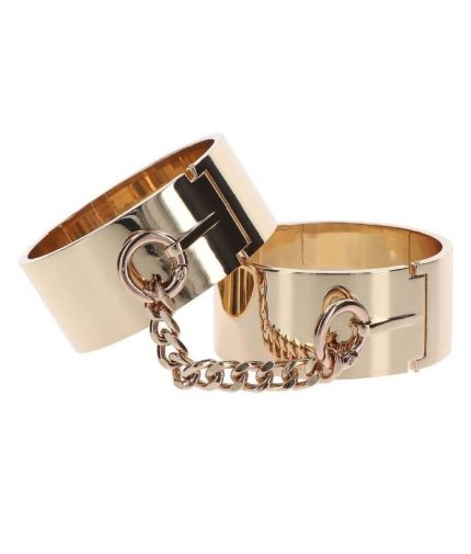Taboom Slave Wrist Cuffs - Наручники металеві, (золотий)