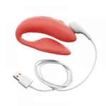 We-Vibe Помаранчевий вібратор для пар зі смарт управлінням We-Vibe Chorus + Лубрикант 50 мл — фото 5