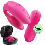 We-Vibe Вібратор для пар зі смарт управлінням We-Vibe Chorus Pro Electric Pink — фото 1