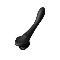 Zalo Bess Pin Point Vibrator - Вишуканий вібратор для клітора з насадками, 22х3.3 см (чорний) - Зображення 8