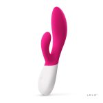 LELO Ina Wave 2 - вібратор кролик для стимуляції клітора та точки G, 20х4.5 см (рожевий)