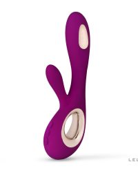 Lelo Soraya Wave – шикарний вібратор-кролик, 21.8х4.6 см (малиновий)