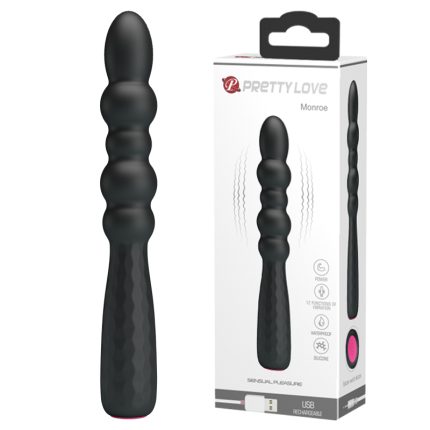 Pretty Love Monroe Vibrator Black-вібратор, 18,5 см (чорний)