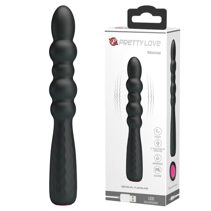 Pretty Love Monroe Vibrator Black-вібратор, 18,5 см (чорний)