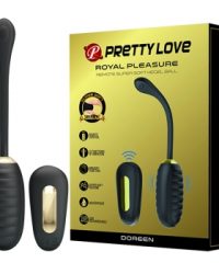 Pretty Love Doreen Remote Control Egg – Віброяйце, 19,7 см (чорний)