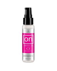 Збудливий гель для клітора, рідкий вібратор Sensuva ON Arousal Gel Ice, 29 мл