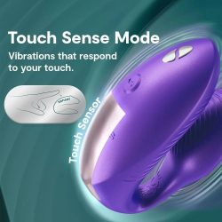 Вібратор для пар зі смарт управлінням We-Vibe Chorus Pro Cosmic Purple - Зображення 5