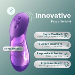 Вібратор для пар зі смарт управлінням We-Vibe Chorus Pro Cosmic Purple - Зображення 10