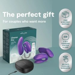 Вібратор для пар зі смарт управлінням We-Vibe Chorus Pro Cosmic Purple - Зображення 13
