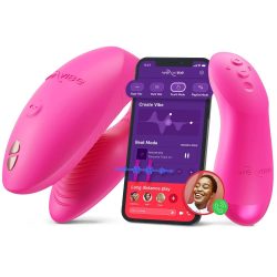 Вібратор для пар зі смарт управлінням We-Vibe Chorus Pro Electric Pink - Зображення 2