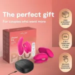 We-Vibe Вібратор для пар зі смарт управлінням We-Vibe Chorus Pro Electric Pink — фото 13