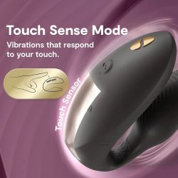 Вібратор для пар зі смарт управлінням We-Vibe Chorus Pro Satin Black - Зображення 9