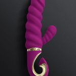 Вібратор-кролик з витим стволом GCandy, 22х4.5 см