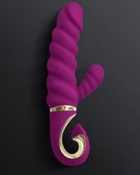 Вібратор-кролик з витим стволом GCandy, 22х4.5 см