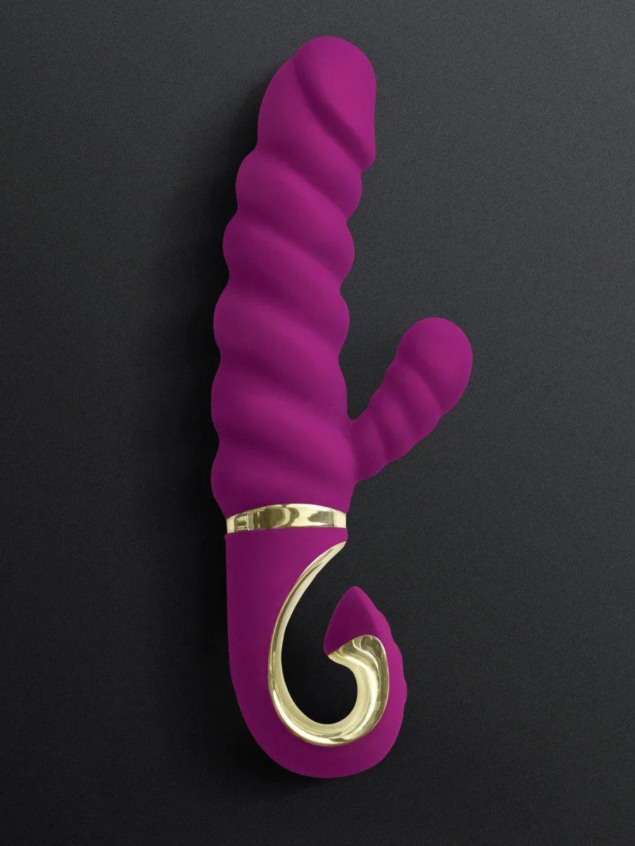 Gvibe Вібратор-кролик з витим стволом GCandy, 22х4.5 см