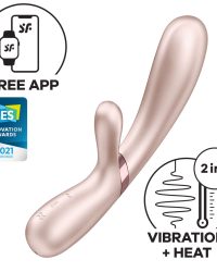 Вібратор-кролик зі смарт управлінням Satisfyer Hot Lover