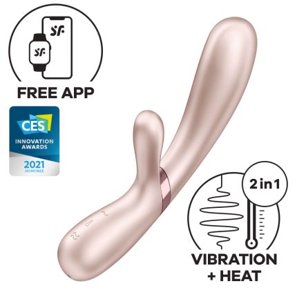Вібратор-кролик зі смарт управлінням Satisfyer Hot Lover