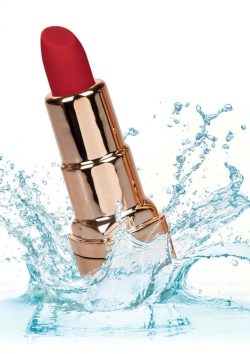 CalExotics Hide & Play Lipstick Recharge вібратор у формі помади (червоний) - Зображення 7