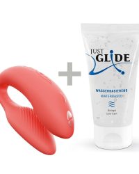 Оранжевий вібратор для пар зі смарт управлінням We-Vibe Chorus + Лубрикант 50 мл