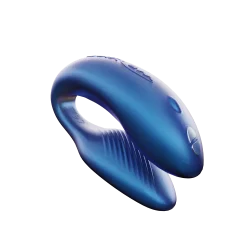 Синій вібратор для пар зі смарт управлінням We-Vibe Chorus + Лубрикант 50 мл - Зображення 8