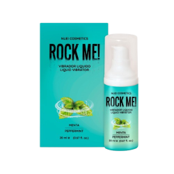 Рідкий вібратор Nuei Rock Me!, 20 мл (м'ята)