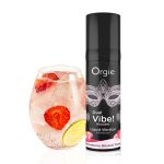 Рідкий вібратор Orgie Dual Vibe, 15 мл (полуничний джин-тонік)