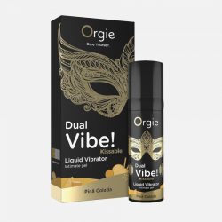 Orgie - DUAL VIBE! - Рідкий вібратор, 15 мл (піна колада) - Зображення 3