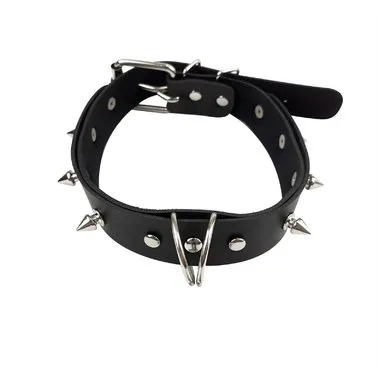 Art of Sex Collar Spikes and Leash, чорний — фото 5
