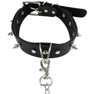 Art of Sex Collar Spikes and Leash, чорний — фото 3