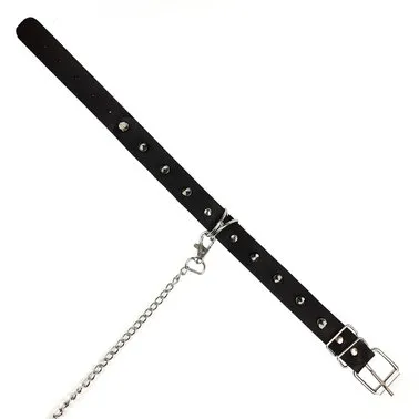 Art of Sex Collar Spikes and Leash, чорний — фото 2