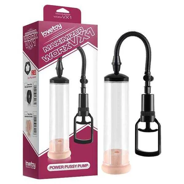 LoveToy Maximizer Worx VX1 Power Pussy Pump, прозорий — фото 3