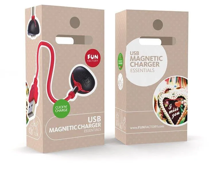 Fun Factory USB Magnetic Charger, червоний — фото 6