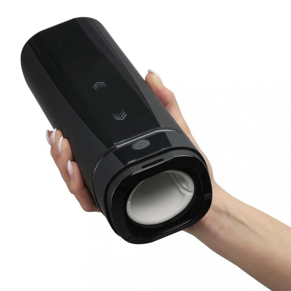 Kiiroo Onyx+ — мастурбатор з 10 кільцями, чорний — фото 4