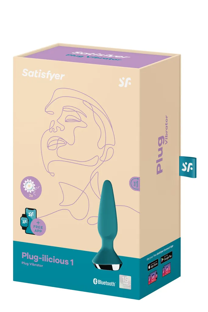 Satisfyer Plug-ilicious 1, зелений — фото 2