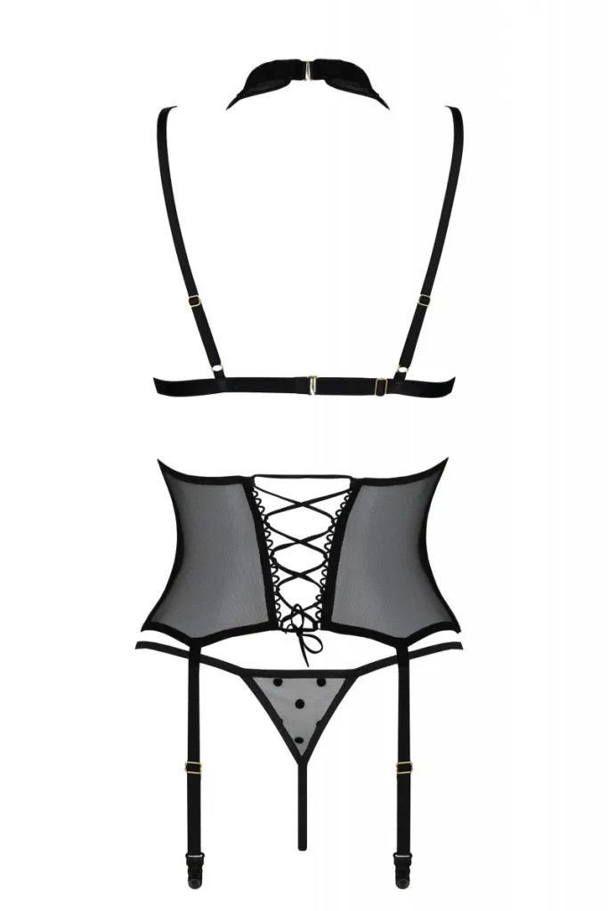 Passion Dominica Corset, чорний — фото 3