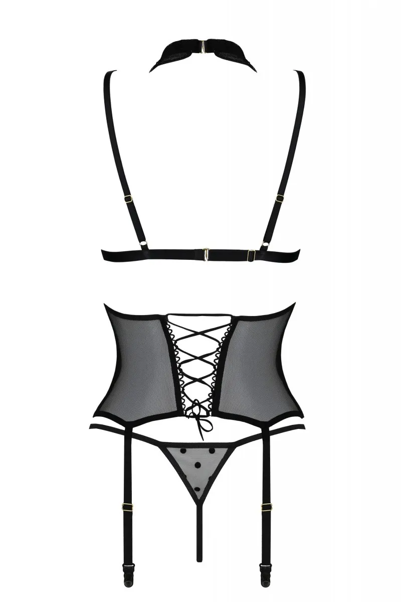 Passion Dominica Corset, чорний — фото 3