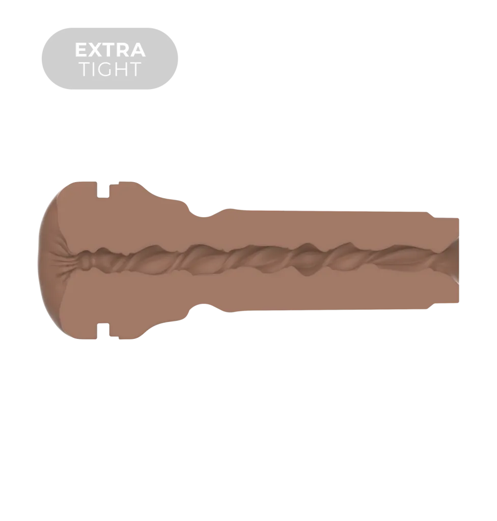 Kiiroo Feel Stroker Butt Extra Tight Mid Brown, коричневый — фото 3