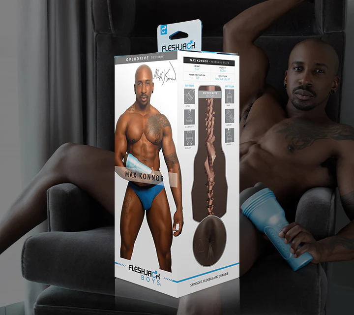 Fleshlight Fleshjack Boys Max Konnor Overdrive, чорний — фото 10