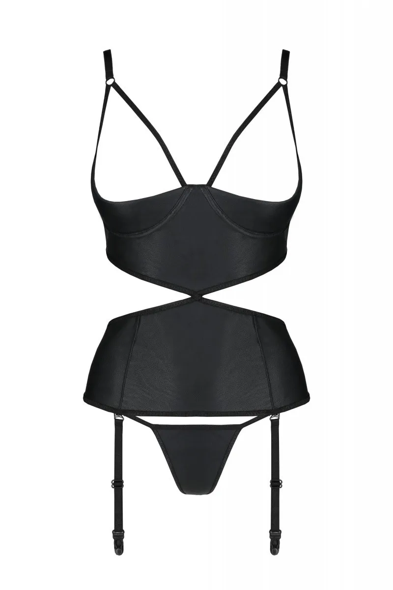 Passion Jannies Corset, чорний — фото 4