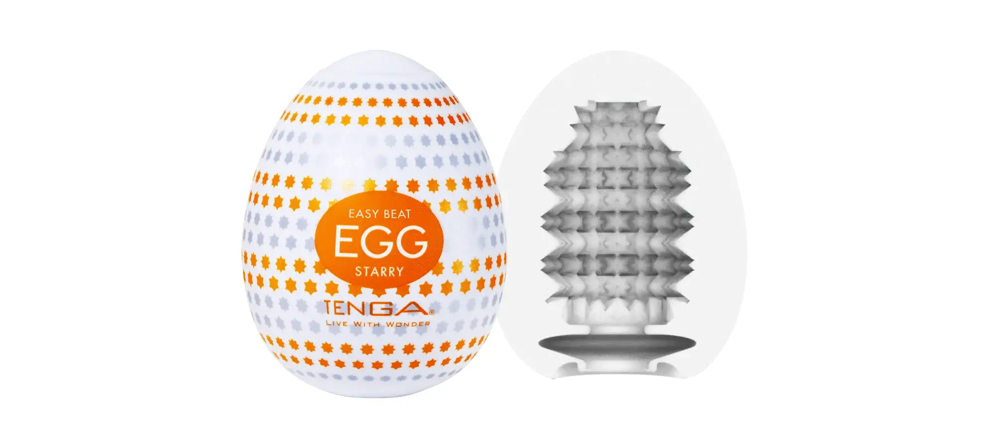 Tenga Standard Egg Starry, помаранчевий — фото 2
