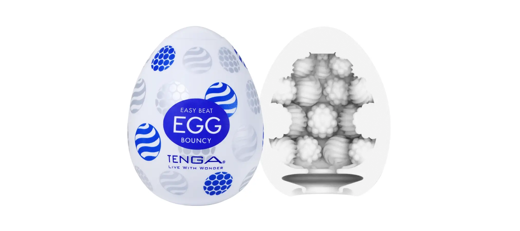 Tenga Standard Egg Bouncy, синій — фото 2
