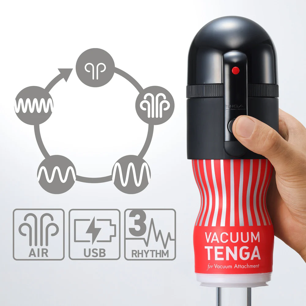 Tenga Vacuum Max + Vacuum Cup, чорний — фото 4